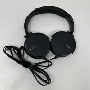 Sony MDR-XB550 Extra Bass Wired On-Ear Headphones 3.5mm Black Tested